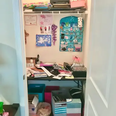 Mary Kay Wardrobe Transformation — Professional Home Organizers project by Imagine Organizing