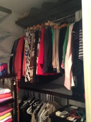 Closet Transformation Before and After — Professional Home Organizers project by Synchronized Spaces