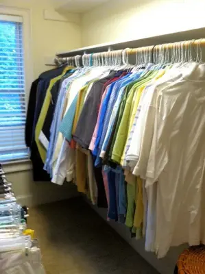 Dunes West AB Master Closet 2012 — Professional Home Organizers project by STR8N UP Professional Organizing Services