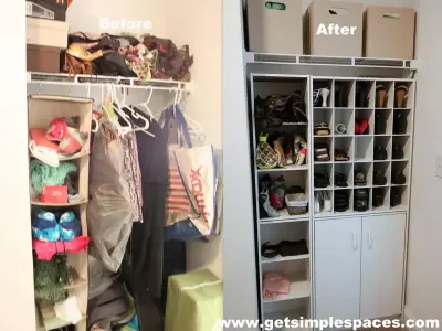 Closet Transformation Project — Professional Home Organizers project by Simple Spaces