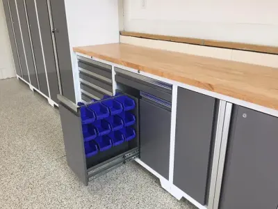 Saluda River Club Steel Cabinets — Professional Home Organizers project by Midlands Storage Systems