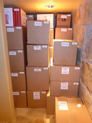 RELOCATING STORAGE — Professional Home Organizers project by Austin Organizing Solutions