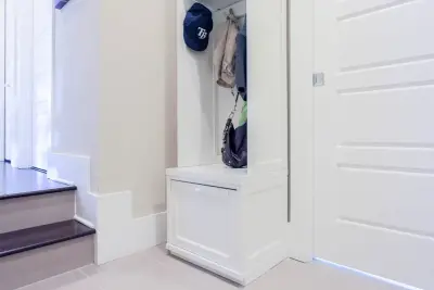 Entryway/Mudroom — Professional Home Organizers project by Imagine Home Organization, LLC