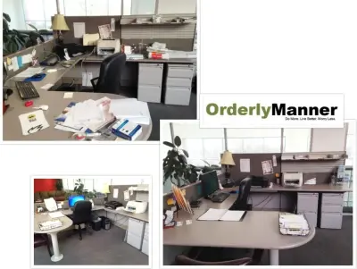 Workspace — Professional Home Organizers project by Orderly Manner