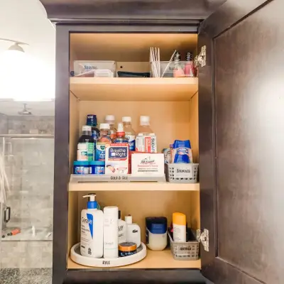 Restrooms — Professional Home Organizers project by Simplify Buffalo