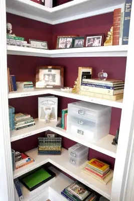 Structured Bookshelf 2 — Professional Home Organizers project by Christina Giaquinto Organizing, LLC