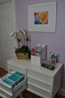 Streamlined Home Workspace - Richmond, VA — Professional Home Organizers project by Abundance Organizing