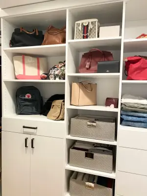 Closet Unpacking and Organization Project — Professional Home Organizers project by Neat Nathalie & Co LLC