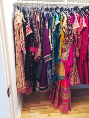 sari wardrobe — Professional Home Organizers project by Organized Simplicity
