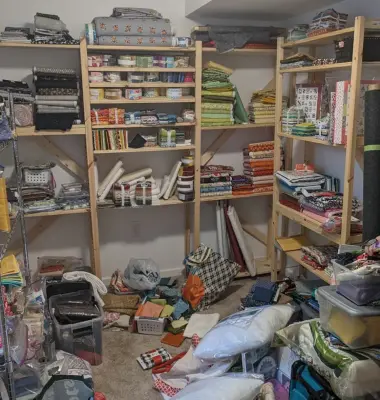 Stitching Space — Professional Home Organizers project by Jen Hill Organizing