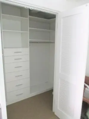 Compact Closet with Significant Requirements — Professional Home Organizers project by Closet Solutions