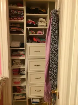 Compact Wardrobe — Professional Home Organizers project by R3 Spaces
