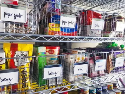 compact pantry II — Professional Home Organizers project by Organized Simplicity