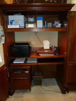 Compact Work Area — Professional Home Organizers project by Organizing Concepts And Designs