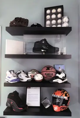 Athletic Collectibles Space — Professional Home Organizers project by It's Organized