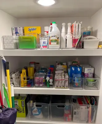 Cabinet Organization for Tools and Utilities — Professional Home Organizers project by Professional Organizer New Orleans