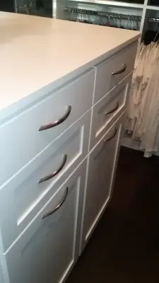 Closet Space with Central Island — Professional Home Organizers project by Closet Solutions