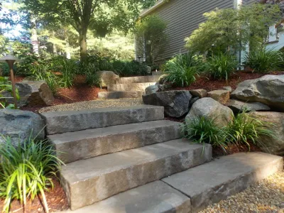 Sudbury Contemporary Oasis — Landscape Construction project by Lynch Landscape And Tree Service, Inc. in Sudbury