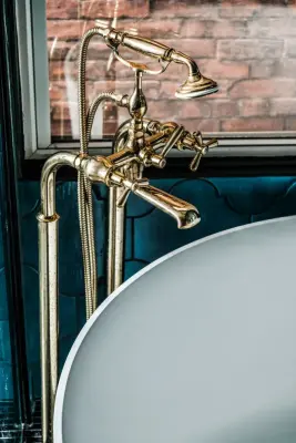 Eclectic Chic Bathroom — Architectural & Building Design Services project by Rockledge Design + Architecture