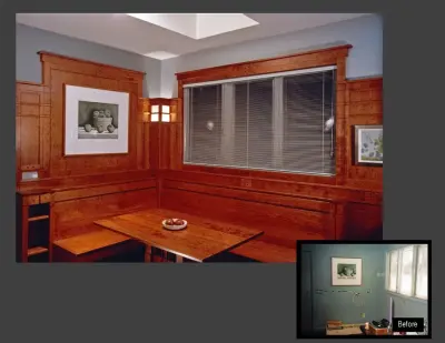 Morning Meal Corner — Architectural & Building Design Services project by Mark A. Henrichs Architect