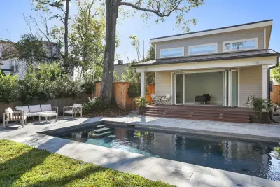 Burthe Street Swimming Pool House, New Orleans — Architectural & Building Design Services project by M2 Studio