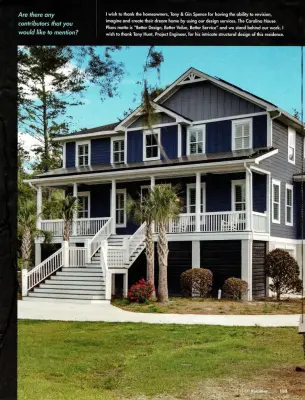 Charleston Home and Design Magazine Feature — Architectural & Building Design Services project by Carolina House Plans INC