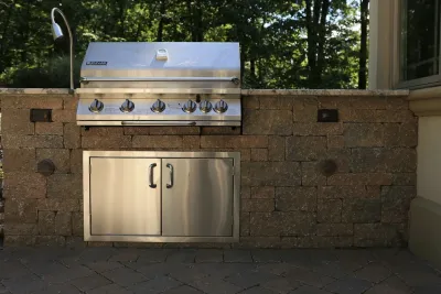 Outdoor Kitchens — Landscape Construction project by Pennella's Landscape Designs, LLC in Montville
