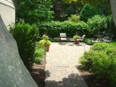 Front & Rear Paver Patio Installation - Glen Ridge — Landscape Construction project by Pennella's Landscape Designs, LLC