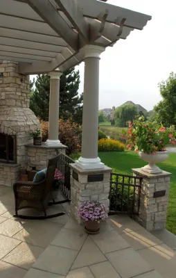 Outdoor Entertaining & Living Space — Landscape Construction project by Poul's Landscaping & Nursery, Inc.