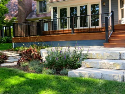 Long Grove Back Yard Renovation — Landscape Construction project by Poul's Landscaping & Nursery, Inc. in Long Grove
