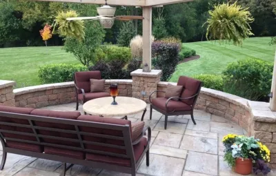 Lake Barrington Back Yard Renovation — Landscape Construction project by Poul's Landscaping & Nursery, Inc.