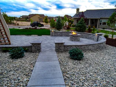 Sitting Walls — Landscape Construction project by RC Custom Landscape & Stonework