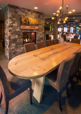 Contemporary Dining in Steamboat Springs, CO — Architectural & Building Design Services project by Michael J. K. Olsen Architects