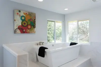 Modern Farmhouse Master Suite Renovation — Architectural & Building Design Services project by Hyland Fisher - Architect
