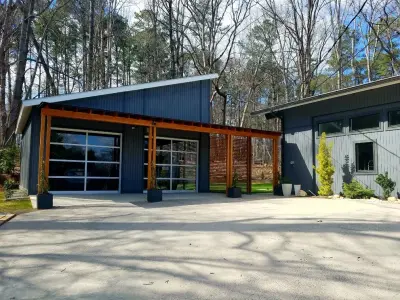 modern garage — Architectural & Building Design Services project by Barnett Adler