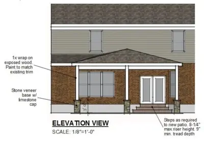 Patio Canopy - Mason, OH — Architectural & Building Design Services project by Studiyo-b Architects