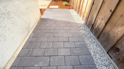 Backyard Transformation (Turf, Pavers, Shrubs, Fence) by San Jose Tree Service & Landscaping