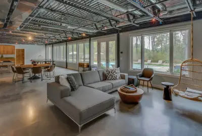 Dahlia Vacation Homes - Dwell - Sleek Concrete Flooring — Architectural & Building Design Services project by Dancer Concrete Design