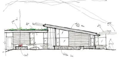 Sustainable Earthship Homestead — Architectural & Building Design Services project by Kaplan Thompson Architects