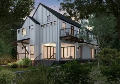 Contemporary Residence - Thomas Place - Arlington Heights — Architectural & Building Design Services project by David C. Fowler Architecture Texas LLC