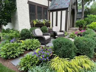 Saint Paul Tudor Garden by Stonepocket Unique Landscapes