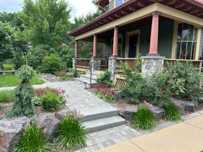 Minneapolis Asian Victorian — Landscape Construction project by Stonepocket Unique Landscapes in Minneapolis