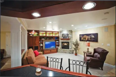Grandview Completed Basement — Architectural & Building Design Services project by Darrell C Kauric Architect LLC