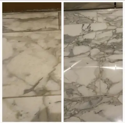 Marble Floor Renewal — Stone & Concrete Installation project by Lemoncello Stone Protection & Restoration