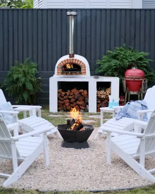 Fantastic Outdoor Area — Air Duct Cleaning Services project by Authentic Pizza Ovens