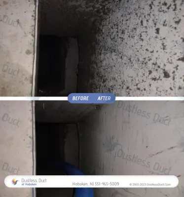 Hoboken, NJ Air Duct Cleaning — Air Duct Cleaning Services project by Dustless Duct Of Hoboken