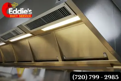 Restaurant Vent Cleaning — Air Duct Cleaning Services project by Eddie's Duct Service