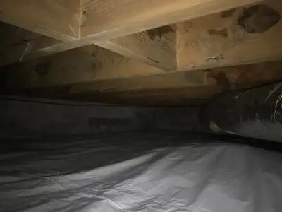 Crawl Space Sealing and Mold Remediation — Air Duct Cleaning Services project by Appalachian Air Care LLC