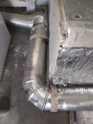 New Dryer Vent Installation in Garage Through Side Wall — Air Duct Cleaning Services project by Dryer Vent Wizard Of Mission Viejo