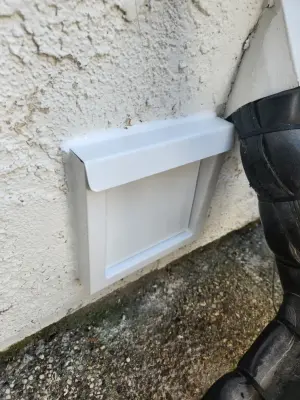 Change external dryer vent cover — Air Duct Cleaning Services project by Dryer Vent Wizard Of Mission Viejo